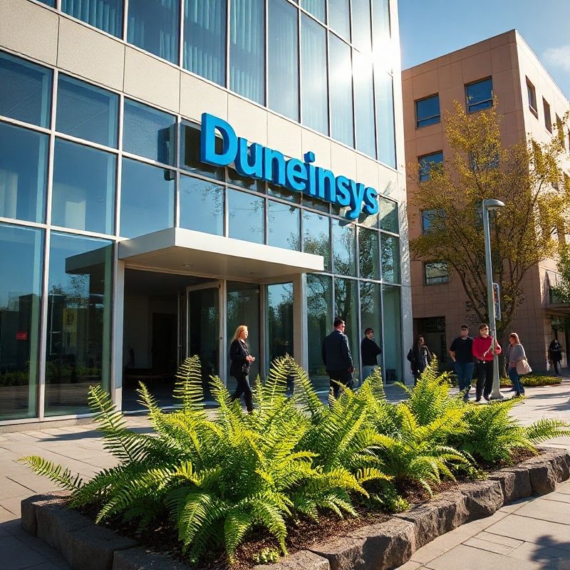 Exterior of the Dunedinsys Hamilton campus on Victoria Street in bright daylight